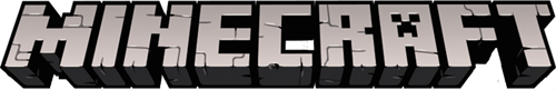 The official logo of Minecraft
